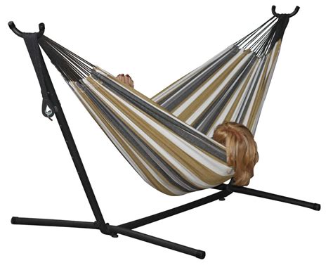 During testing, we used a pre-determined methodology to evaluate each hammocks ease of setup, quality, portability, and overall value. . Home depot hammocks